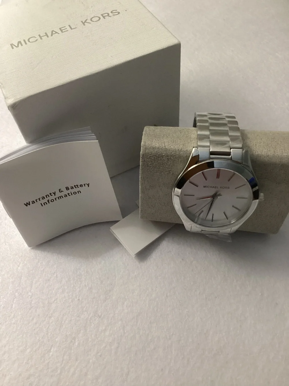 Michael Kors Unisex Slim Runway Stainless Steel Bracelet Watch 42mm